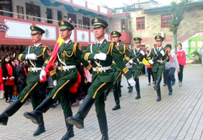 绿世界国旗护卫队